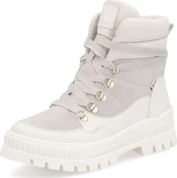 Dámské kozačky Dámská kotníková obuv RIEKER REVOLUTION W2171-80 bílá W4 42