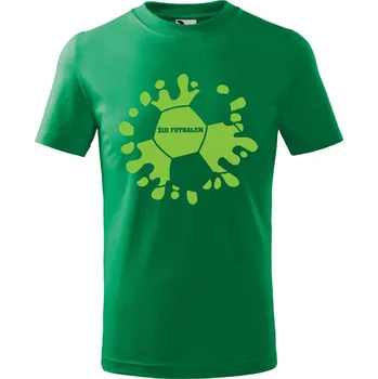 Chlapecké tričko DOBRÝ TRIKO Dětské tričko Žiji fotbalem Velikost: 158/12 let, Barva: Středně zelená