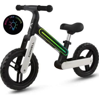 Dětská tříkolka Balanční odrážecí kolo KIDWELL SUNO black/white (ROBISUN02A0)