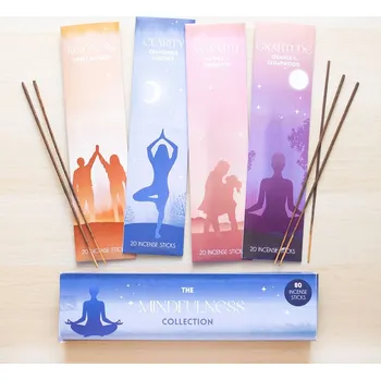 Vonná tyčinka Set vonných tyčinek Mindfulness - 80 kusů, 4 vůně