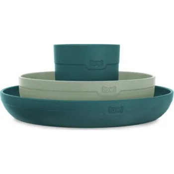 Sada nádobí LOVI sada nádobí s hrnečkem 3ks Pistachio