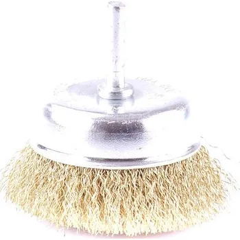 Drátěný kartáč VEN Kartáč hrnkový vlnitý 100mm se stopkou