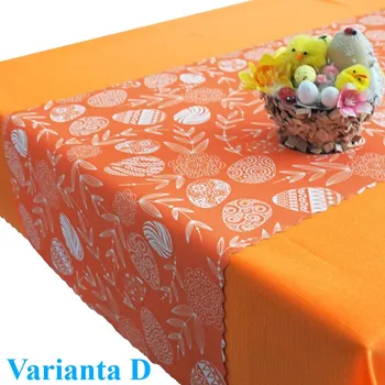 Šála Velikonoční ubrusový set Vejce 120x140 + šála 38x140 Varianta D