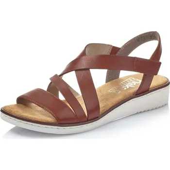 Dámské sandále Dámské sandály RIEKER 63663-24 hnědá S5 40