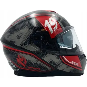 Helma na motorku Motocyklová Přilba LAZER VERTIGO EVO Pixel Dark (barva Černá - Červená) M