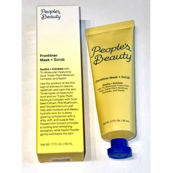 Pleťová maska People’s Beauty - Frontliner Maska s kaolinovým jílem + Peelingový scrub 50 ml