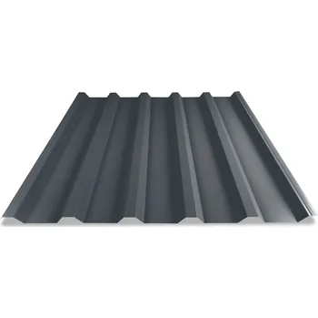Střecha STATO Trapézový plech T35 poly - RAL 7016 (antracit) - 0,7x1078x3000