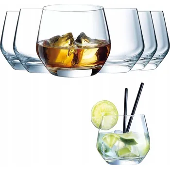 Sklenice Sada 6 sklenice na nápoje Ultime Křišťál 350ml Transparentní lesklé