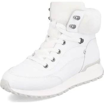 Dámské kozačky Dámská kotníková obuv RIEKER REVOLUTION W0670-80 bílá W4 41