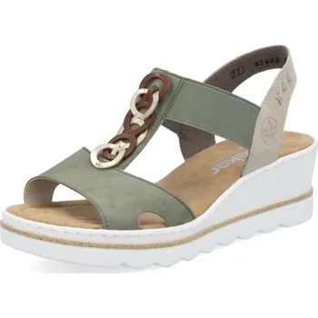 Dámské sandále Dámské sandály RIEKER 67498-52 zelená S5 41