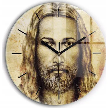 Hodiny Nástěnné hodiny SacroArte béžové 60 cm