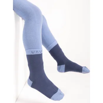 unuo Dětské bambusové ponožky Classic, 2 páry, Modrá Velikost: 24/27