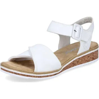 Dámské sandále Dámské sandály RIEKER V3691-80 bílá S5 40