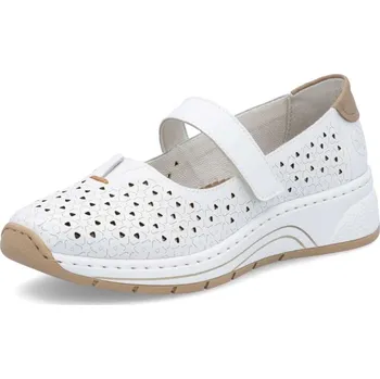 Dámské baleríny Dámské baleríny RIEKER N6553-80 bílá S5 41