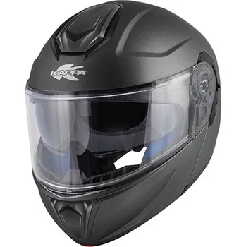 Helma na motorku Vyklápěcí přilba Kappa Solid KV50 black mat Velikost: XL