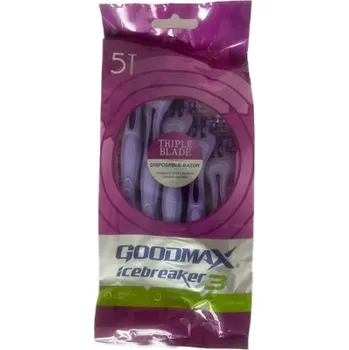 Goodmax Icebreaker 3 dámské jednorázové holicí strojky, 5 ks