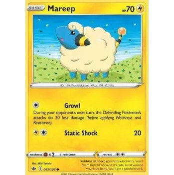 Volný čas Pokémon CRE 047/198 Mareep - Chilling Reign Stav: Near Mint, Verze: NORMAL