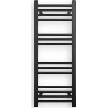Radiátor Erga Puerto, topné těleso 1000x400 mm, 393W, černá matná, ERG-LAV-GRZE-BK-40100