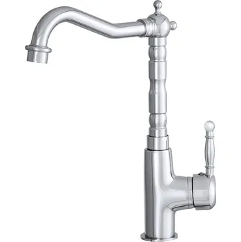 Vodovodní baterie Gamma Retro 3, vysoká dřezová baterie, chromová, GMA-BROK3-CH