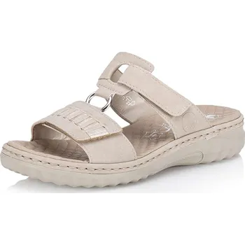 Dámské pantofle Dámské nazouváky RIEKER 60481-62 béžová S5 40