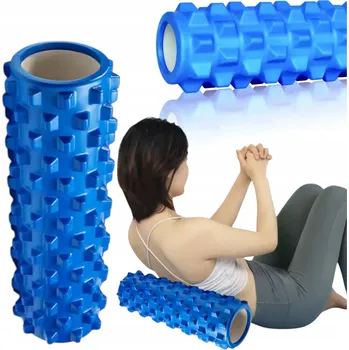 Masáž Masážní válec Roller s výstupky pro rolování, velký 45 cm, Fitness Crossfit