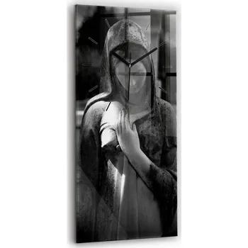 Hodiny Nástěnné hodiny SacroArte šedé 30 cm