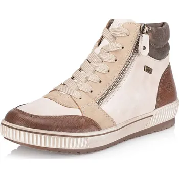 Dámské kozačky Rieker Dámská kotníková obuv REMONTE D0778-60 béžová W4 45