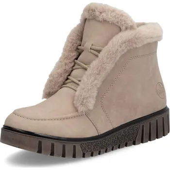 Dámská obuv Dámská kotníková obuv RIEKER Y3414-20 béžová W4 41