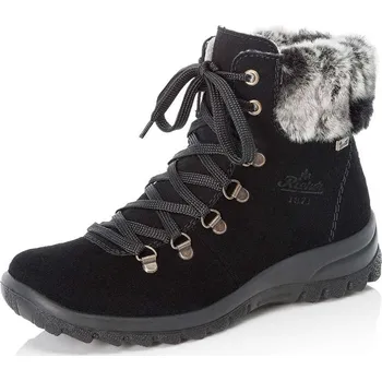 Dámské kozačky Dámská kotníková obuv RIEKER Z7130-00 černá W2 37