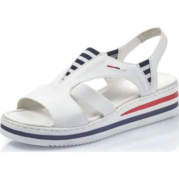 Dámské sandále Dámské sandály RIEKER V02Y5-80 bílá S5 41