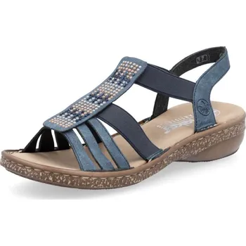 Dámské sandále Dámské sandály RIEKER 628G7-14 modrá S5 37