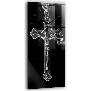 Hodiny Nástěnné hodiny SacroArte černé 30 cm