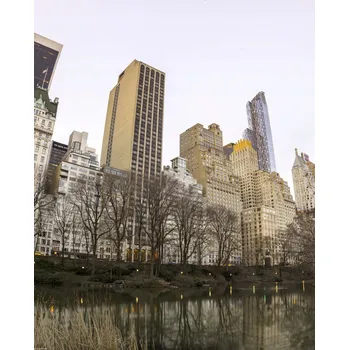 Obraz Plakát Central Park s panoramatem Manhattanu bez rámu 40 x 50 cm