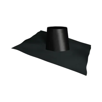 Střecha Komíny CZ Střešní průchodka 20-35° nerez okraj 180/30 mm Povrch: Černý R9005