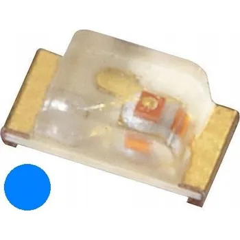 Polovodič LED SMD dioda 0603 MODRÁ, 10 KUSŮ