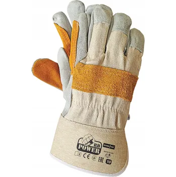 Pracovní rukavice Kožené rukavice Reis POWER Y vel. 10 - XL 1 pár