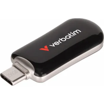 USB flash disk Verbatim Plectra Black 256GB USB-C Flash Drive 30226