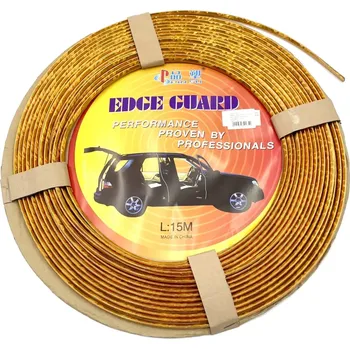 Tuning VÝPRODEJ - dekorační samolepící lišta, U profil, délka 15 m, barva zlatá (dekorační samolepící lišta)