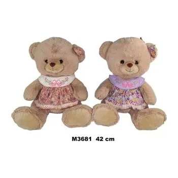 plyšák Miś w ubranku 42cm MIX