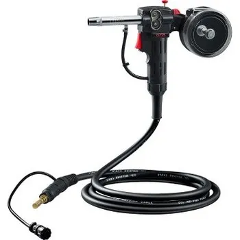 Příslušenství ke svářečce Svařovací pistole VEVOR 100A s cívkou a 3m kabelem, kompatibilní se svářečkami Mig Hobart Handler 210 MVP, vhodná pro svařovací dráty s tavidlovým jádrem/plné/hliníkové dráty o průměru 0,023", 0,030" a 0,035".