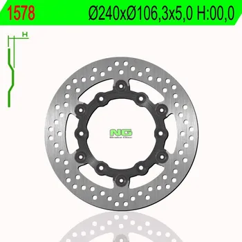 Brzda pro motocykl Brzdový kotouč NG zadní HUSQVARNA 701 Enduro rok 15-21