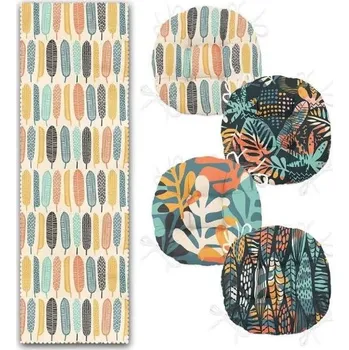 Podsedák Set podsedáků a běhounu 5 ks Long Leaves – Mila Home ID_1736728