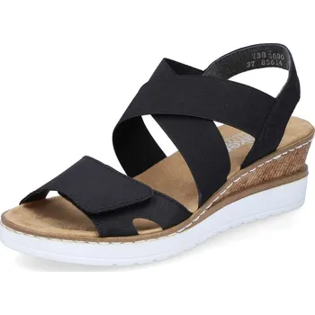 Dámské sandále Dámské sandály RIEKER V38G8-00 černá S4 42