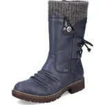 Dámské kozačky RIEKER Z4750-15 modrá W3 43