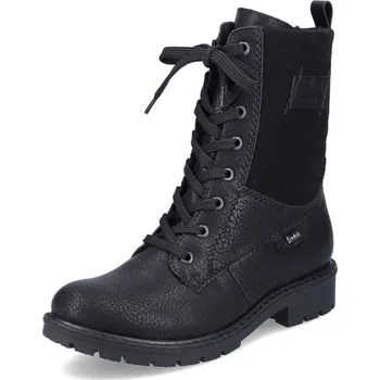 Dámské kozačky Dámská kotníková obuv RIEKER Y9114-00 černá W2 37