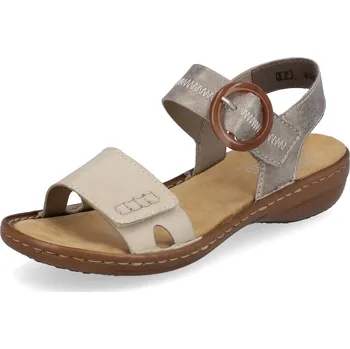 Dámské sandále Dámské sandály RIEKER 608Z3-60 béžová S4 42