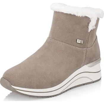 Dámské kozačky Rieker Dámská kotníková obuv REMONTE D0T76-64 béžová W4 44