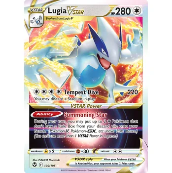 Sběratelská karetní hra Pokémon Lugia VSTAR 139/195 - Silver Tempest