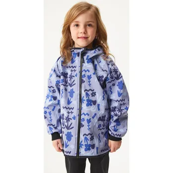 unuo Dětská softshellová bunda s fleecem Basic, Květy Velikost: 92/98