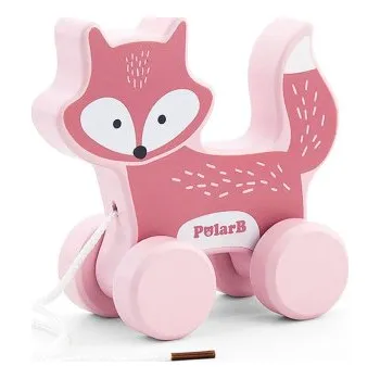 Dřevěná hračka Dřevěná tahací hračka na šňůrce Viga Liška